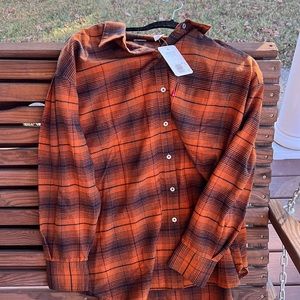 Thick flannel men’s size medium NWT plaid